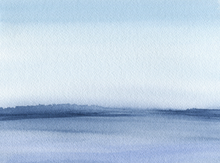 Load image into Gallery viewer, 'ACROSS THE WATER' 14.5x19.6 CM (5.7x7.7")