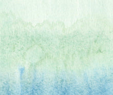 Load image into Gallery viewer, Watercolour Abstract Painting - Blue Green Horizon