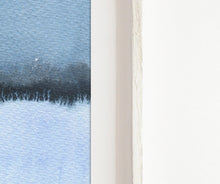 Load image into Gallery viewer, Limited Edition 5 x7 Print - Abstract blue landscape watercolour artwork, abstract landscape, tranquil landscape art print, limited edition