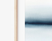 Load image into Gallery viewer, Dark Blue Watercolour Abstract Landscape