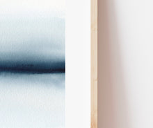 Load image into Gallery viewer, Dark Blue Watercolour Abstract Landscape