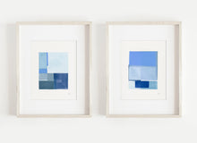Load image into Gallery viewer, 'BLUE GEO 1 & 2' GICLEE PRINT