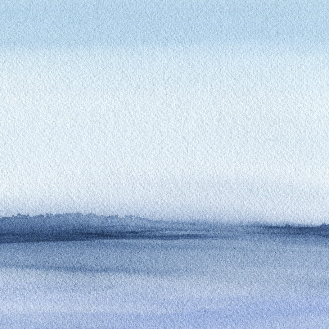 'ACROSS THE WATER' 14.5x19.6 CM (5.7x7.7